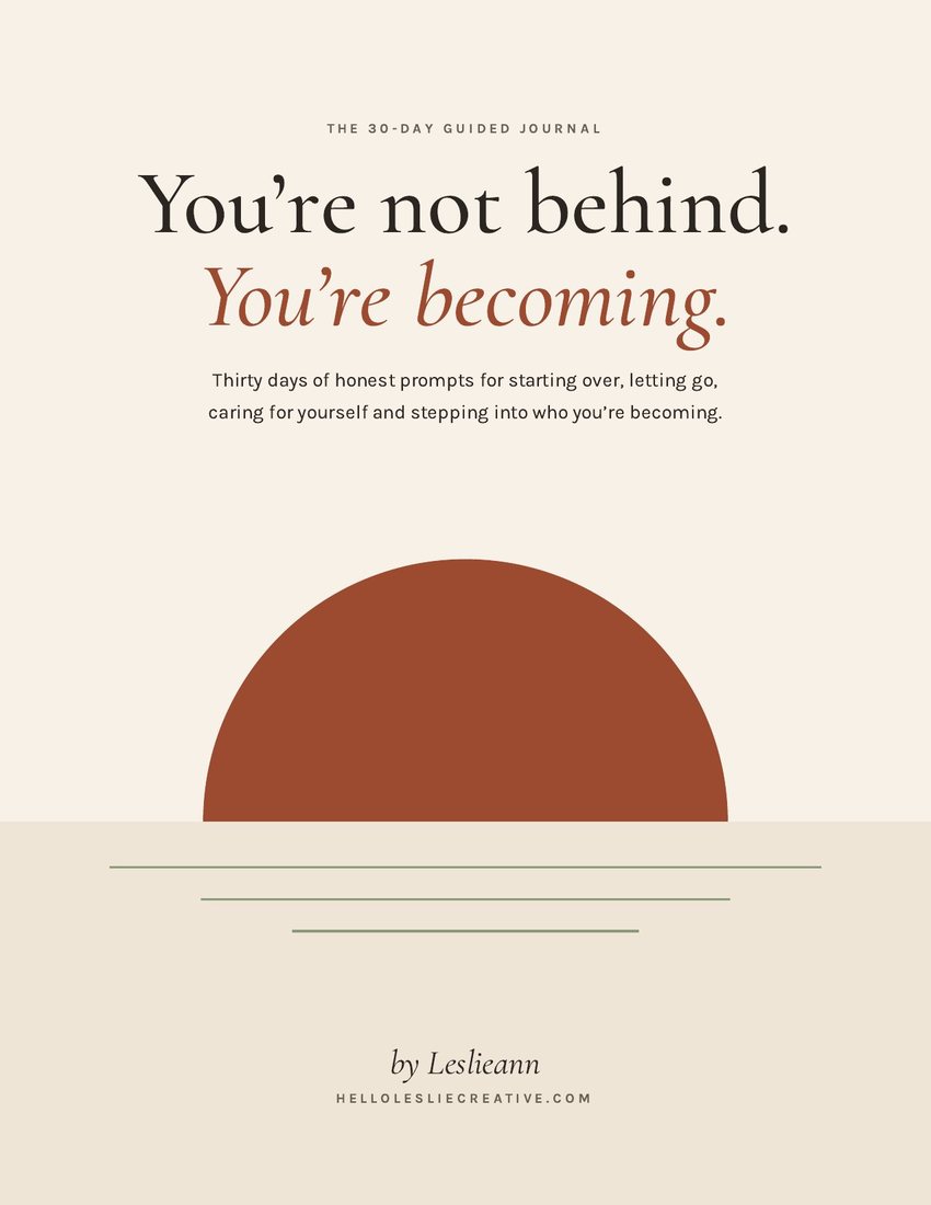 You're Becoming: The 30-Day Journal cover