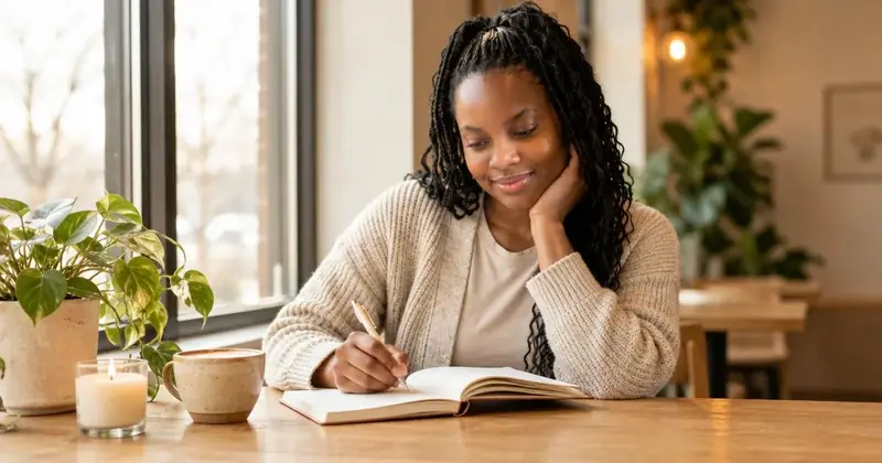 A guided journal for women who need somewhere to begin
